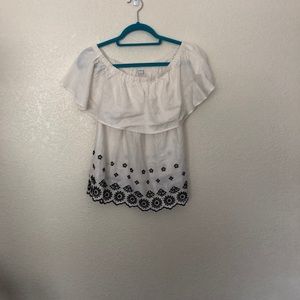 Off shoulder top